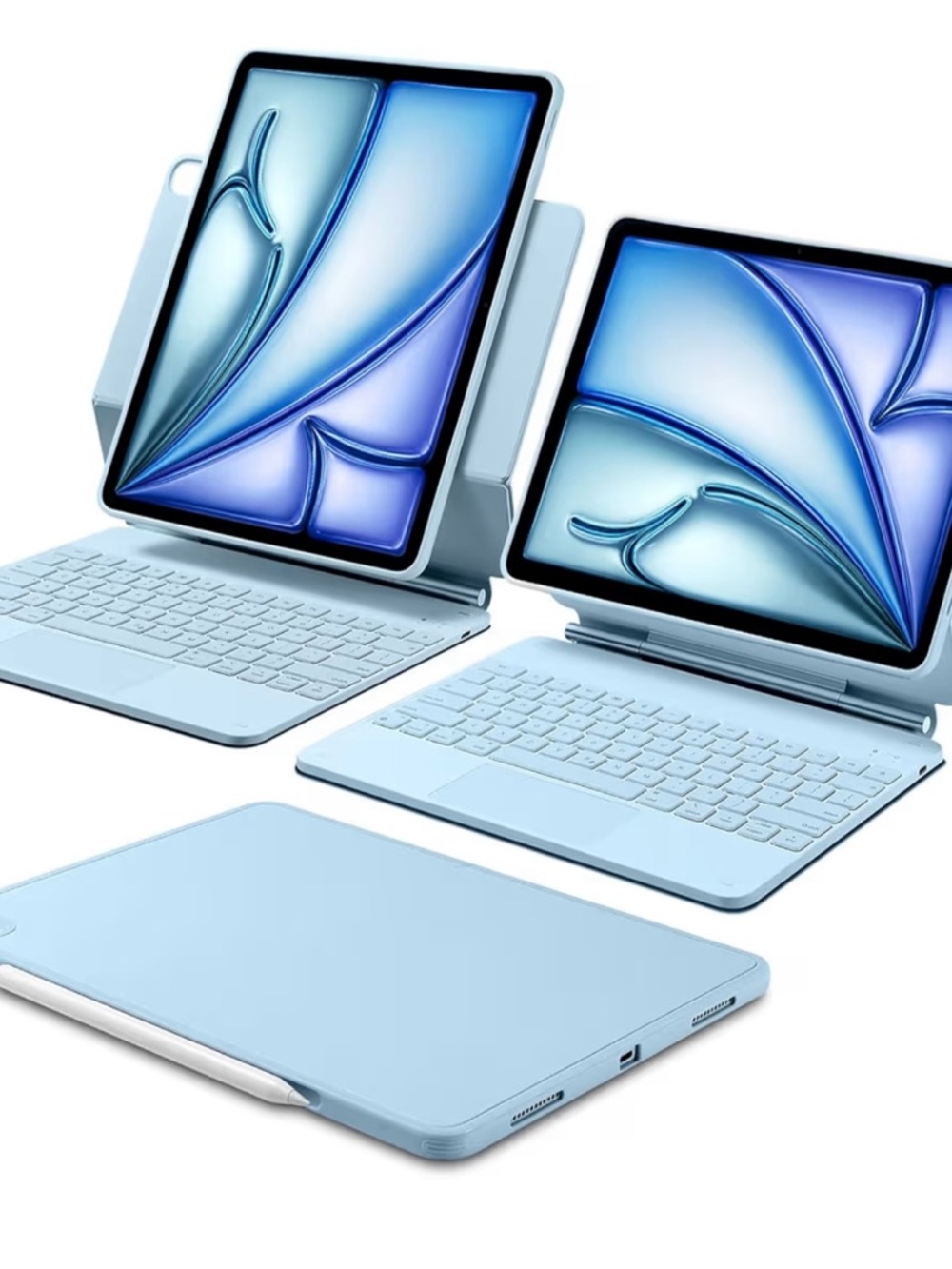 ESR for iPad Air 13 Inch Case Keyboard Blue